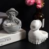 Halloweens Silicone Candle Mould With Witch Skull and Wizard Robe Designs for Crafting and Home Decoration