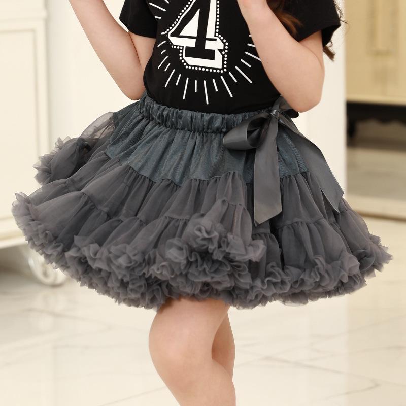 Girls' Autumn/Winter New Style Mesh Tutu Skirt