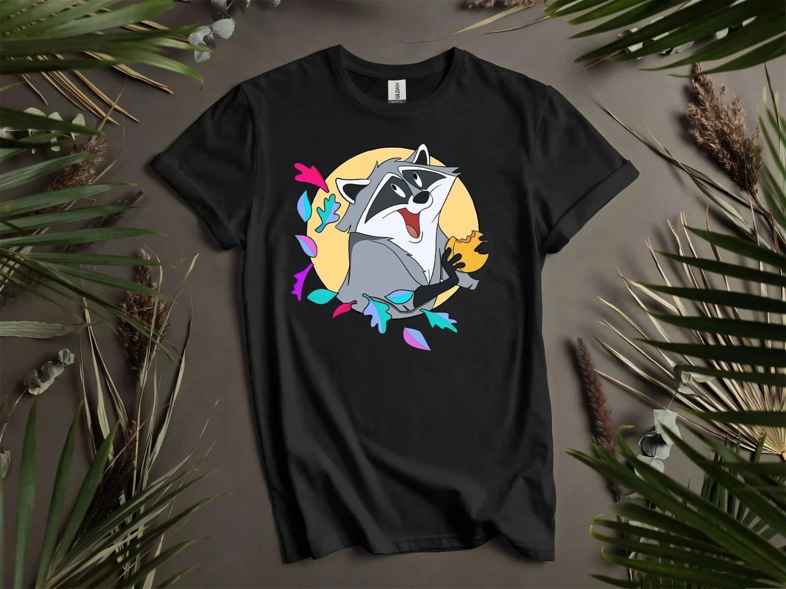 Disney Pocahontas Cute Meeko With T-shirt T shirt Men Women Unisex Tshirt K336 XXL