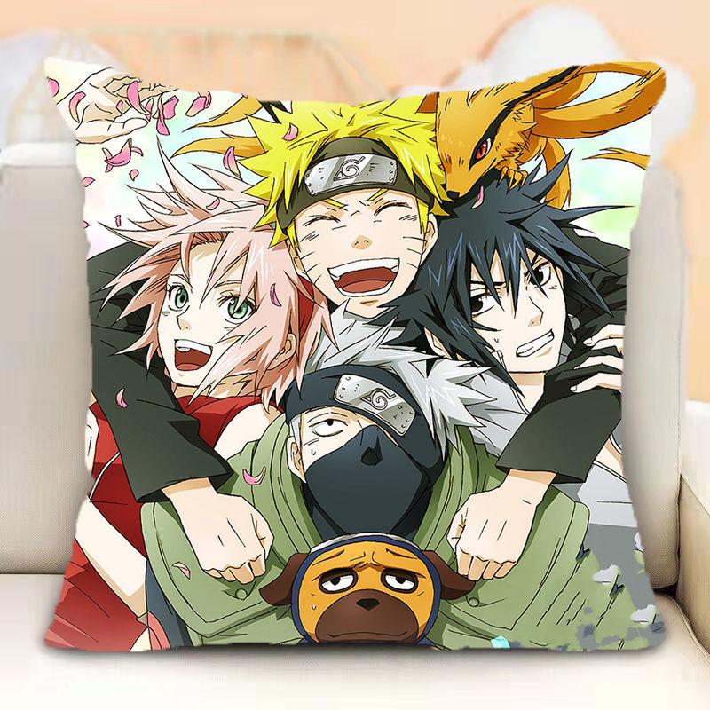 Kuddfodral med Naruto Anime-karaktärer: Dyk ner i ninjavärlden! Anime perifer dekorationsgåvor