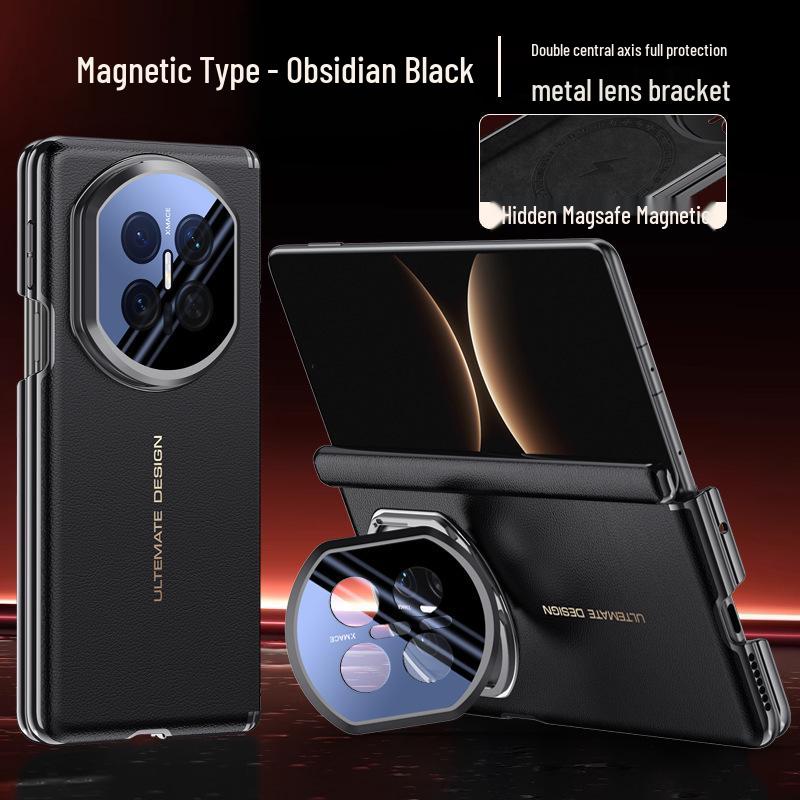 Huawei Matex7 Collector's Edition Magnetic Foldable Phone Case - Full Coverage, Anti-Drop, Double Central Axis Lens Protection