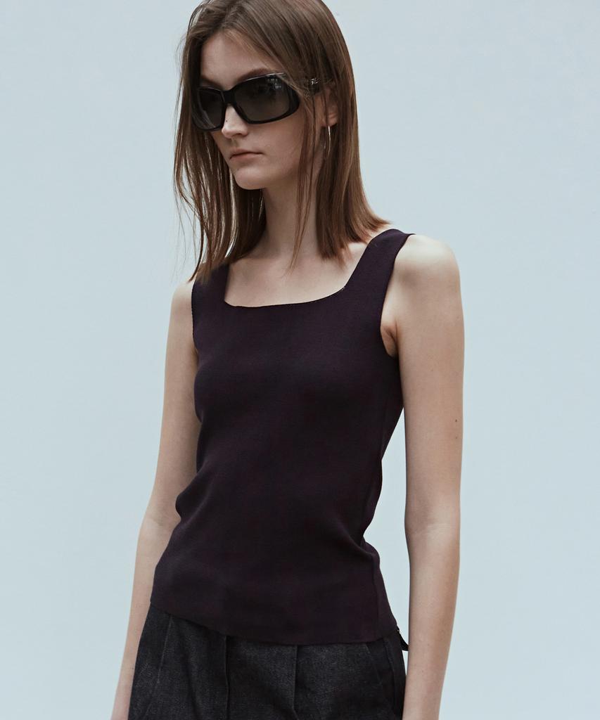 Nigaennikol [Essential] Square Neck Knit Sleeveless_3Pack