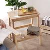Solid Wood Multifunctional Step Stool Double-Layer High Step Ladder  Stable Flower Pot Storage Rack  Foldable Shoe Bench