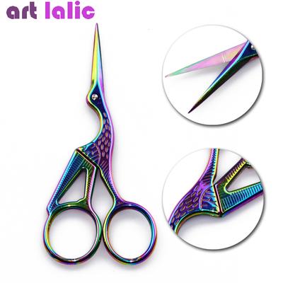 1PC Classic Chameleon Crane Bird Forbici in acciaio inox Manicure Cutter Remover Scissor