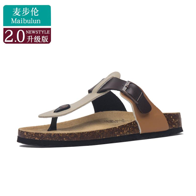 Mode Prägnant Gemischtfarbig Zehensteg Kork Sandalen Damen Schnalle Band Keilabsatz Flipflops Schuhe Frau Rutschfest Strand Gladiator Sandalen 2025