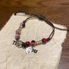 New Chinese Nafu retro ceramic beaded bracelet bracelet bracelet bracelet rope women's ethnic style Guochao lion dancing couple jewelry