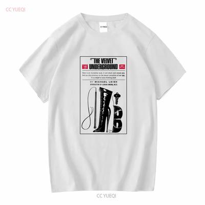 Vintage The Velvet Underground American Garage Punk Book By Michael Leigh T Shirt Glam Rock Lou Reed Band Vintage Washed