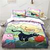 3D Print Cute Cartoon Barba-Papa Bedding Set Double Twin King Duvet Cover Comforter Pillowcase Boys Girls Adults Bedroom