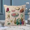 Studio G Hibli Treats Japanese Food Pillowcase Toon Gift Cushion Cover Bedroom Home Sofa Chair Seat Decor Pillow Case