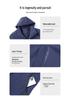 Windproof Waterproof Hooded Jacket for Couples - Versatile Spring/Autumn Outerwear for Trendy, Casual Mountaineering.