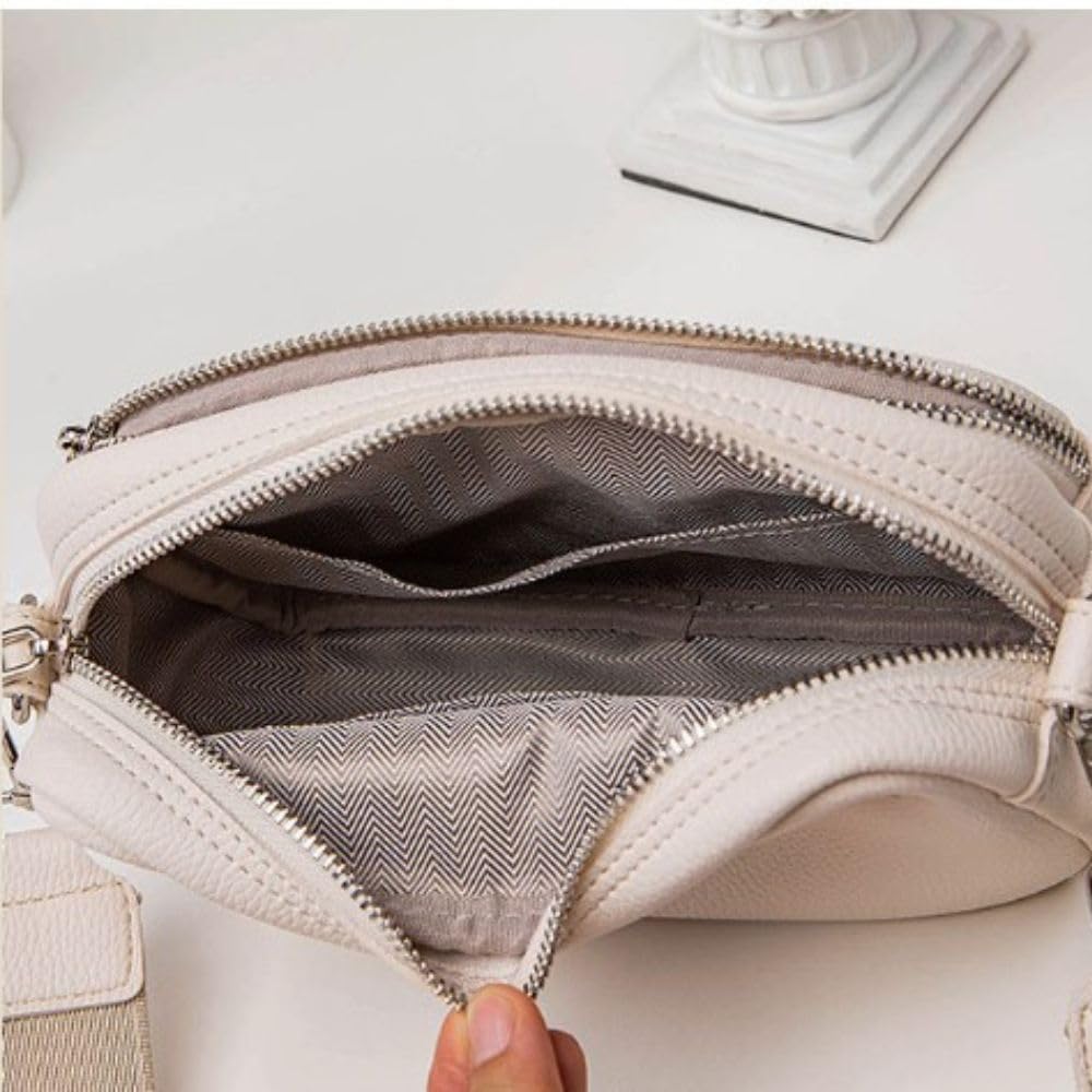 Homarina Women's Shoulder Bag, Lightweight, Crossbody, Stylish, PU Leather, Small Mini Bag, Stylish, Sporty, Casual (Brown)