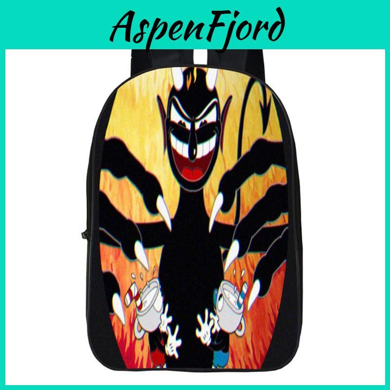 Versatile Anime Print Laptop Backpack For Daily Use And Travel