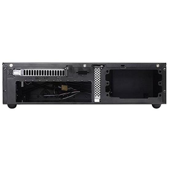 Silver Stone SilverStone HTPC case that combines space saving and expandability Japanese Black [Milo Series] Mini-ITX SST-ML05B [Official distributor]