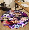 One Piece Pattern Round Rug, Indoor/Outdoor Mat, for Picnic, Gameroom, Bedroom, Office, Living Room, Home Decor Carpet, Birthday Gift