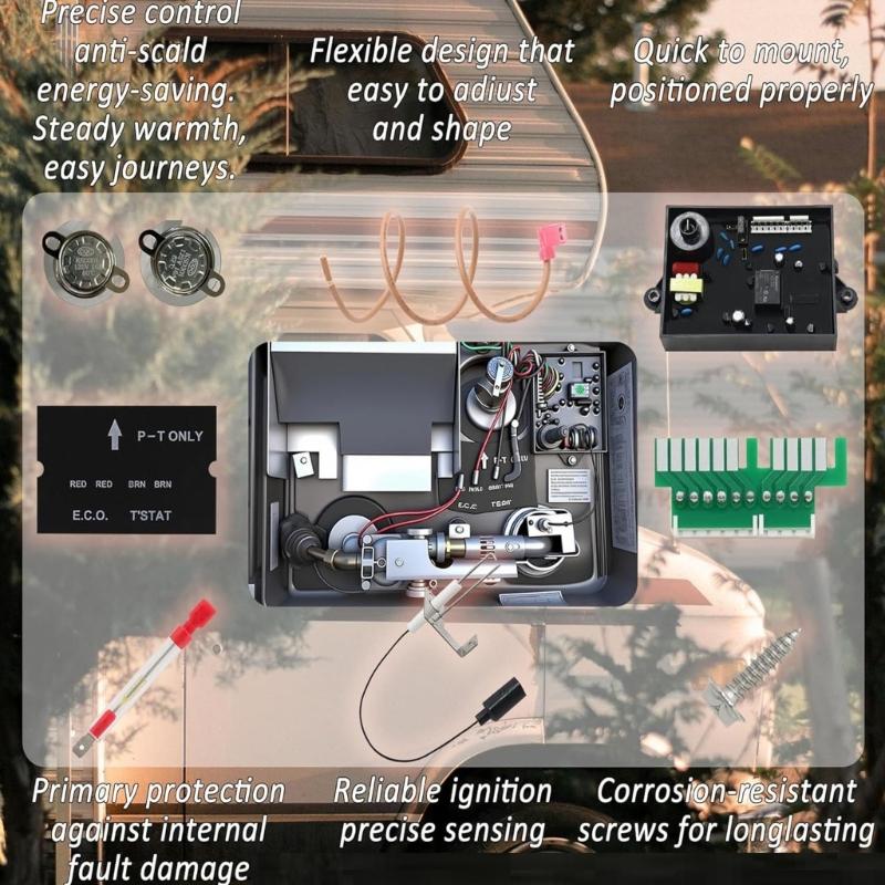 Motorhome Water Heater Replacement Circuit Board Kit For GCH6A-10E GC6AA-10E 91447 93866 91365 91226 91346 93305 938511