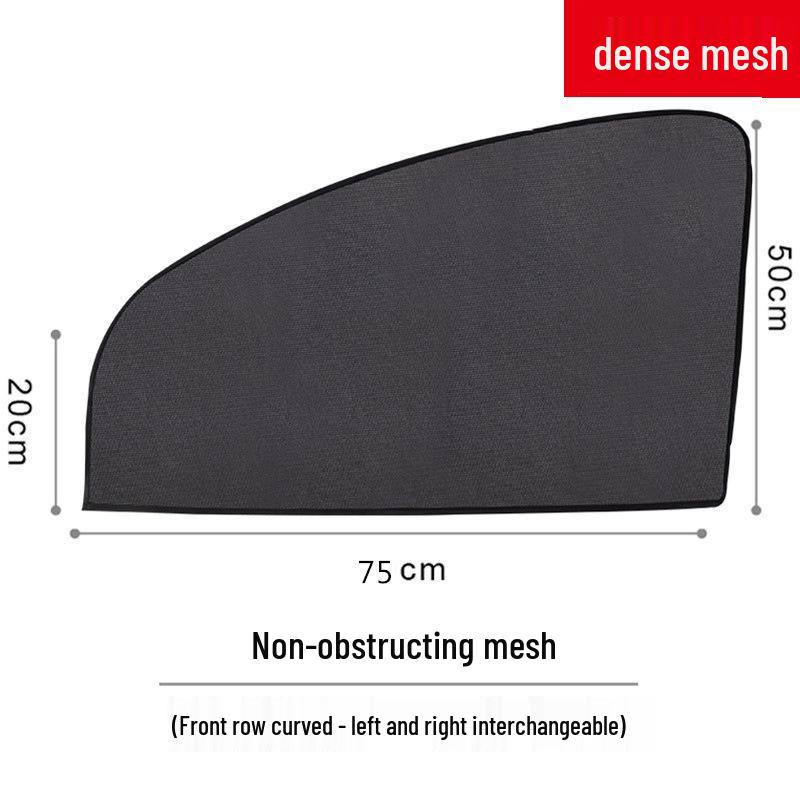 Magnetic Car Sunshade & Mosquito Proof Mesh Curtain for UV Protection