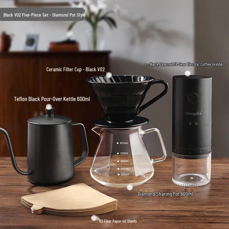 V60 Ceramic Coffee Dripper & Sharing Pot Set