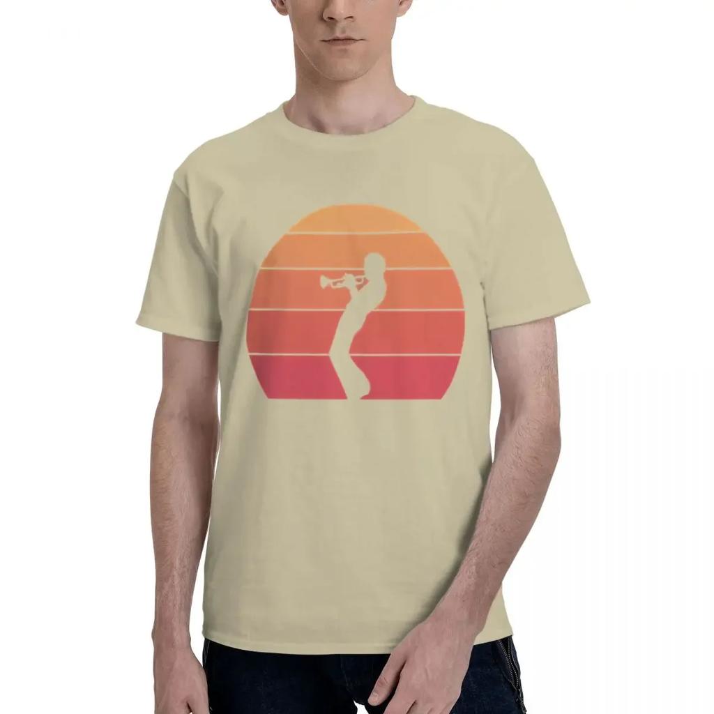 Miles Davis Trumpet Sunset 100 Cotton Casual Breathable Confortable Vintage New Gifts And TShirts Graphic Tee