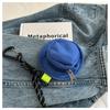 Small Money Bag Mini Hat Shape Bag Headphone Pouch Fashionable Coin Purse Hanging Keychain Children's Zipper Wallet Decoration