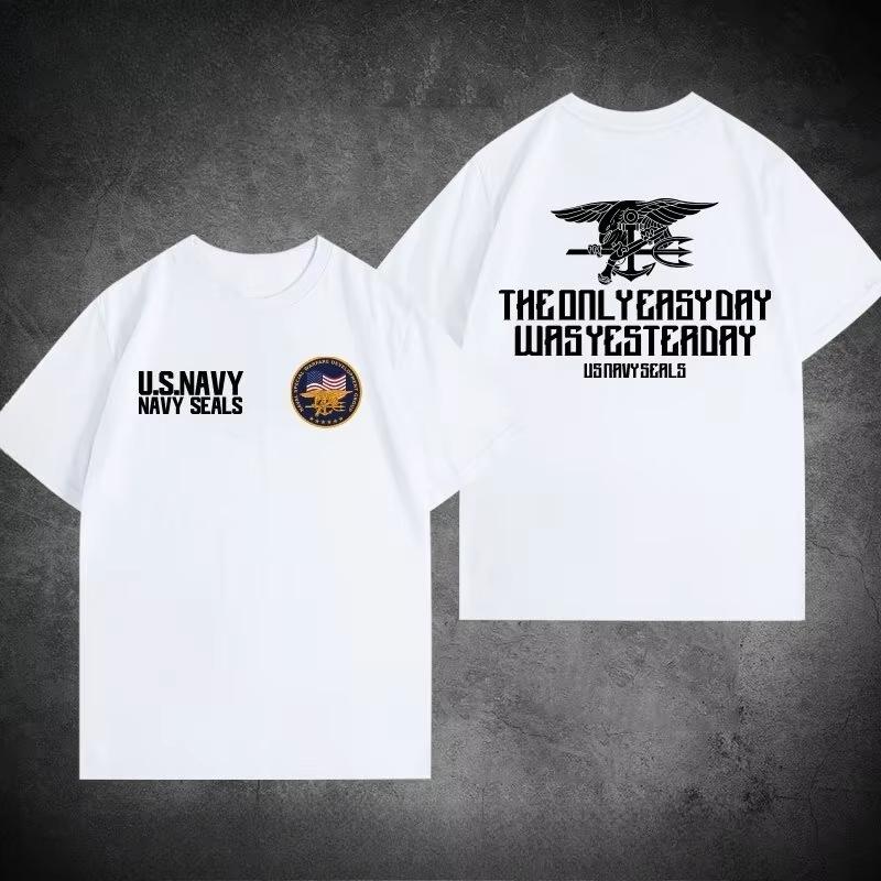 2026 Summer American Navy Seals Themed Tshirt for Military Enthusiasts Style Highquality Unisexs Clothing Women T Shirt