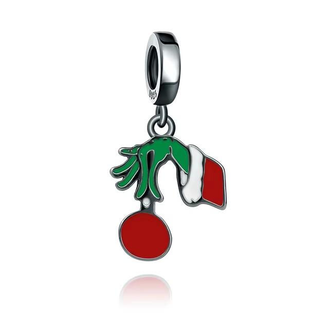 

Brand New Copper Metal Christmas House Bell Elk Charm Bead Component Bead Component Compatible With Authentic Original Pendant Bead Component