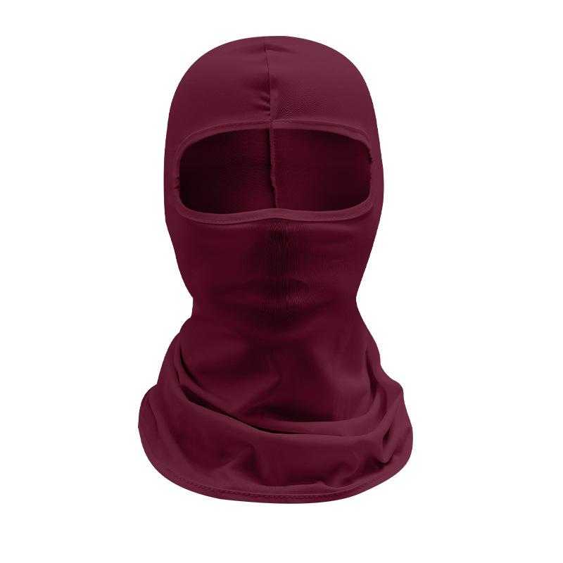 Summer Ice Silk Sunscreen Face Mask: Windproof Dustproof Balaclava for Cycling, Biking, and Outdoor Sports