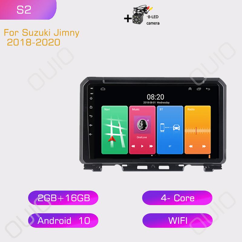 2din 8G+128G IPS 9inch Android10 Car Radio Multimedia Player Carplay Auto GPS Navigation DSP BT For Suzuki Jimny 2018 2019 2020