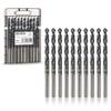 toolant Cobalt Drill Bit Set for Metal and Steel (Pro), Titanium Aluminum Nitride Coated (TiAlN) with Point Tip, for Hardened Metal, Stainless Steel,