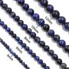4 6 8 10 12mm Natural Stone Lapis Lazuli Tiger Eye Beads Round Loose Beads For Jewelry Making DIY Bracelets Necklace Accessories