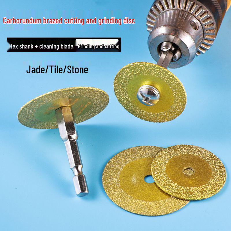 Diamond Silicon Carbide Saw Blade - Tile & Glass Cutting Disc for Electric Grinders
