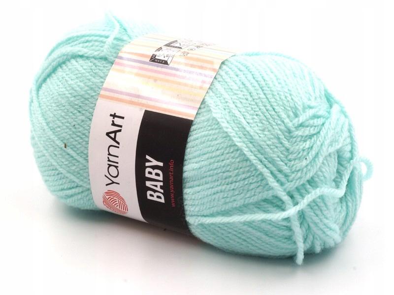 Yarnart Baby 856 150 Pale Mint Green Yarn