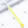 Stackable Pencils Popup Plastic Pencil with Eraser Top Multicolor Translucent Pencil Multipoint Not-Sharpening Pencil