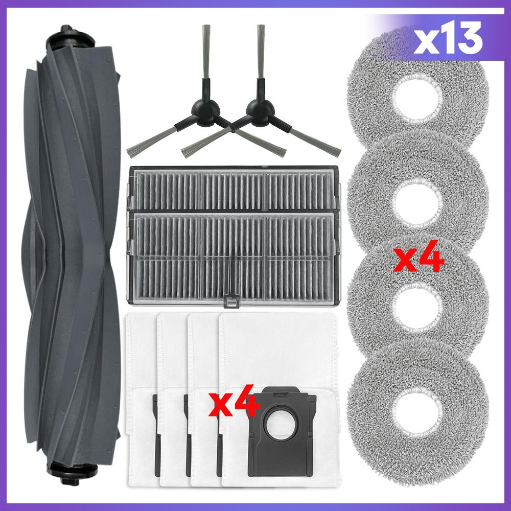 Fit For Dreame L40s Ultra CE / L40 Ultra AE / D20 Ultra / L30 Pro Ultra Parts Main Side Brush Hepa Filter Mop Cloth Dust Bag