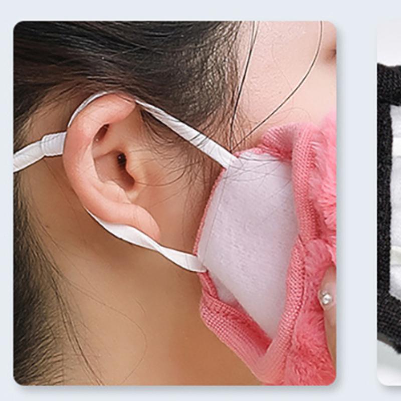 Winter Warm Mask Outdoor Windproof Skiing Cycling Face Mask Ear Protection Scarf Nose Open Breathable Face Cover Neck Warmer