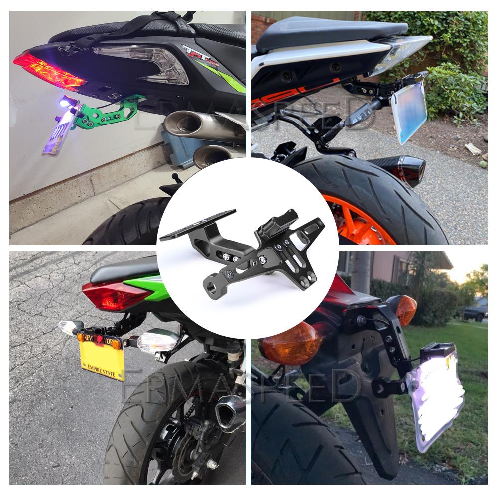 Uchwyt na tablicę rejestracyjną motocykla Fender Eliminator Kit Uniwersalny uchwyt na tablicę rejestracyjną motocykla Tail Tidy