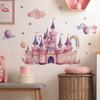 2 Pcs Cartoon Dream Castle Balloon Bedroom Living Room Home Wall Background Beautification Decoration Wall Stickers