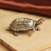 Pet Longevity Turtle Craft Gift Desktop Ornaments Turtle Figurines Brass Tortoise Tortoise Statue
