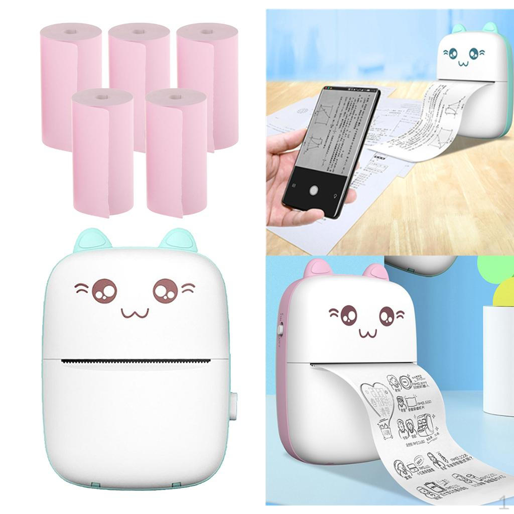

5x Thermal Register Paper Rolls Mini Memo Photo Printer Label Printing