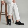 Clarks Leather Formal Business Round Toe Slip-On Simple Casual Shoes Men Shoes Black 261769297