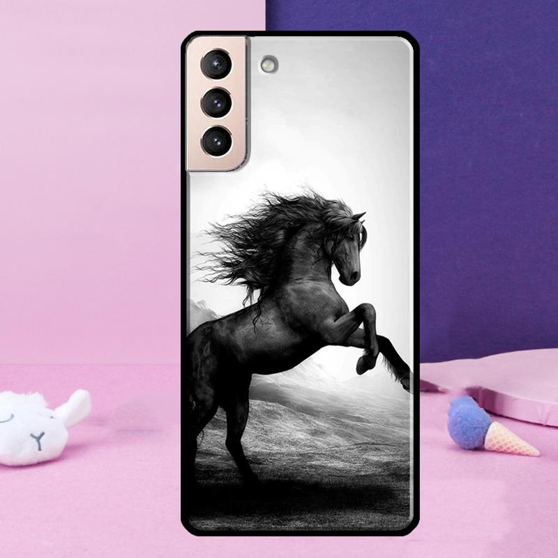 Horses Running Phone Case For Samsung Galaxy S25 S24 Ultra S9 S10 S20 S21 S22 Plus S23 FE S24 FE Cover