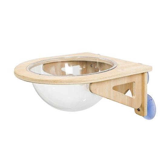 

Cat Hammock Bed Clear Bubble Cat Window Perch with Suction Cups Indoor Pet Lounge for Cats Home Living Room Bedroom чистый