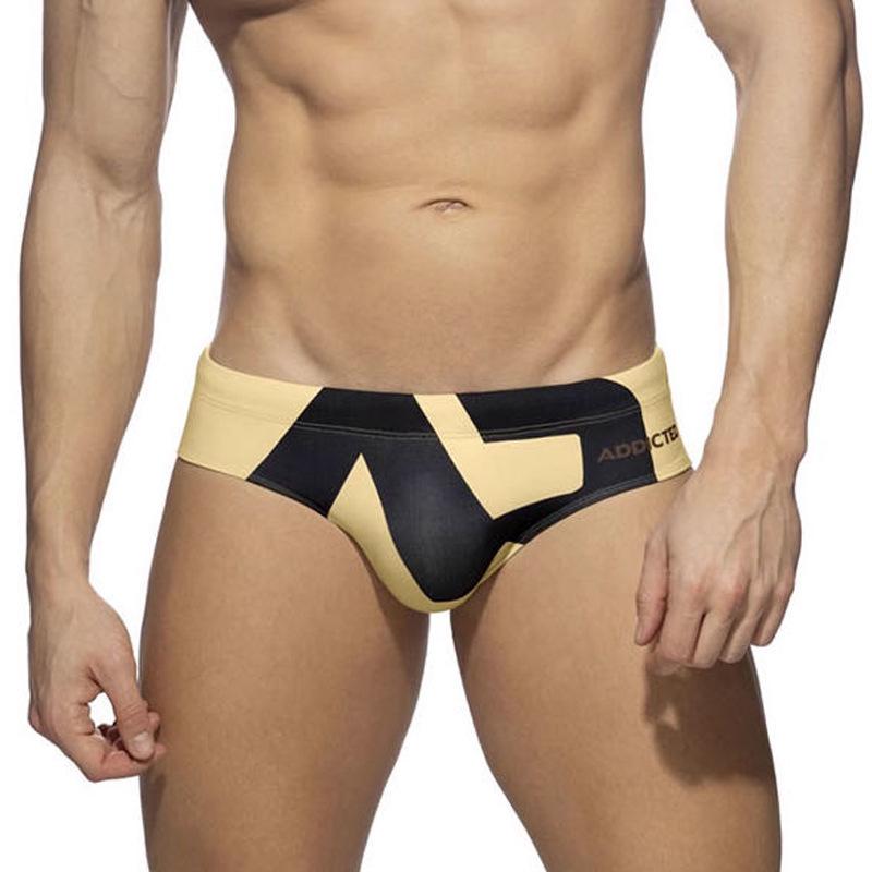 Neue Herren Übergröße Dreieck Badehose - Sexy Mode Druck, Anti-Expositions Professionelle Bademode