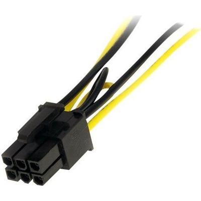 Stromkabel. SATA auf PCIe 6-Pin - STARTECH - 15 cm - Stromadapter für Grafikkarte