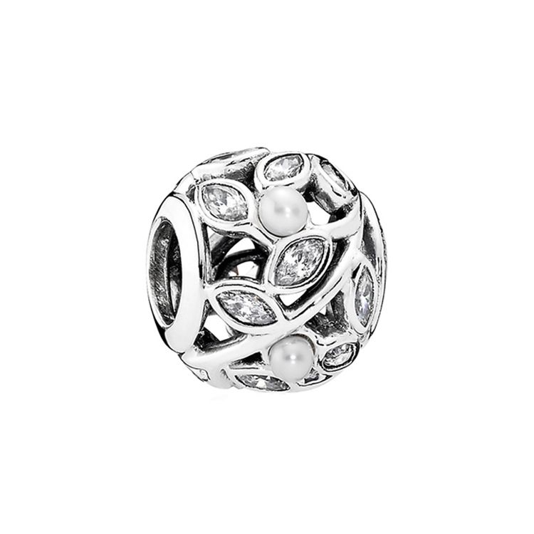 Pandora Glow In The Dark Leaf Pendant Women jewelry Silver 791754P Silver,F