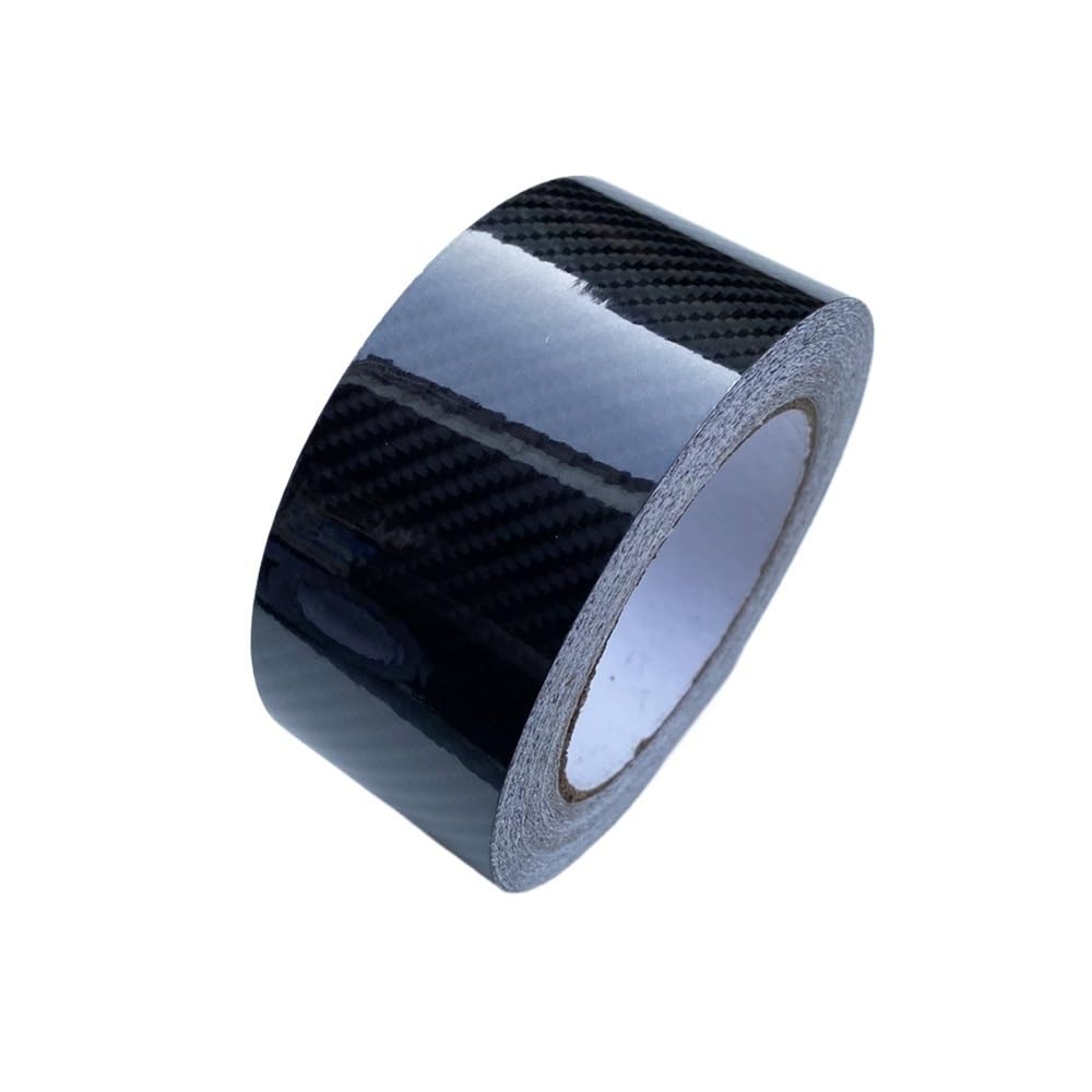 3/5/7/10cm Carbon Fiber Vinyl Film Glossy Black Matte Car Wrap 7X300CM