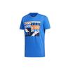 Neo T Shirts Men's Blue Crew Neck Moderate Straight Fit FN6495