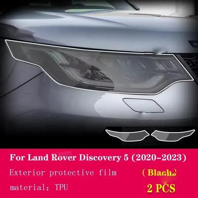 For Land Rover Discovery 5 - Car Accessories Car Clear PPF TPU Sticker Transparent Black Headlight Protective Film