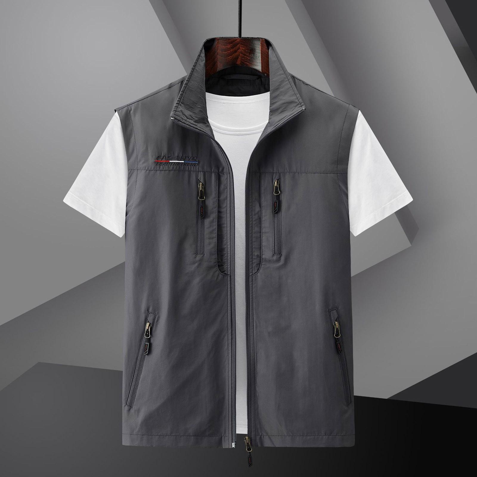 

Women s Casual Solid Color V-neck Sleeveless Vest Jacket XXXXL
