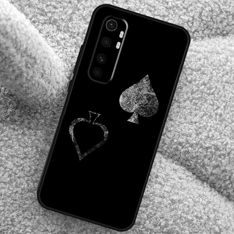 Ace of Spades Poker Case For Xiaomi 15 Ultra 14 13T 14T 15T 17 Pro Max  Cover For POCO X7 Pro X5 X6 F5 F6 F7 F8