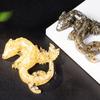 Dragon Resin Crystal Figurine Home Decor With Natural Gemstone Chips For Gift Collectors